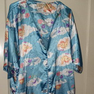 A Milano Intimates Polyester Button Front Sleepshirt/Robe One size up to 1x